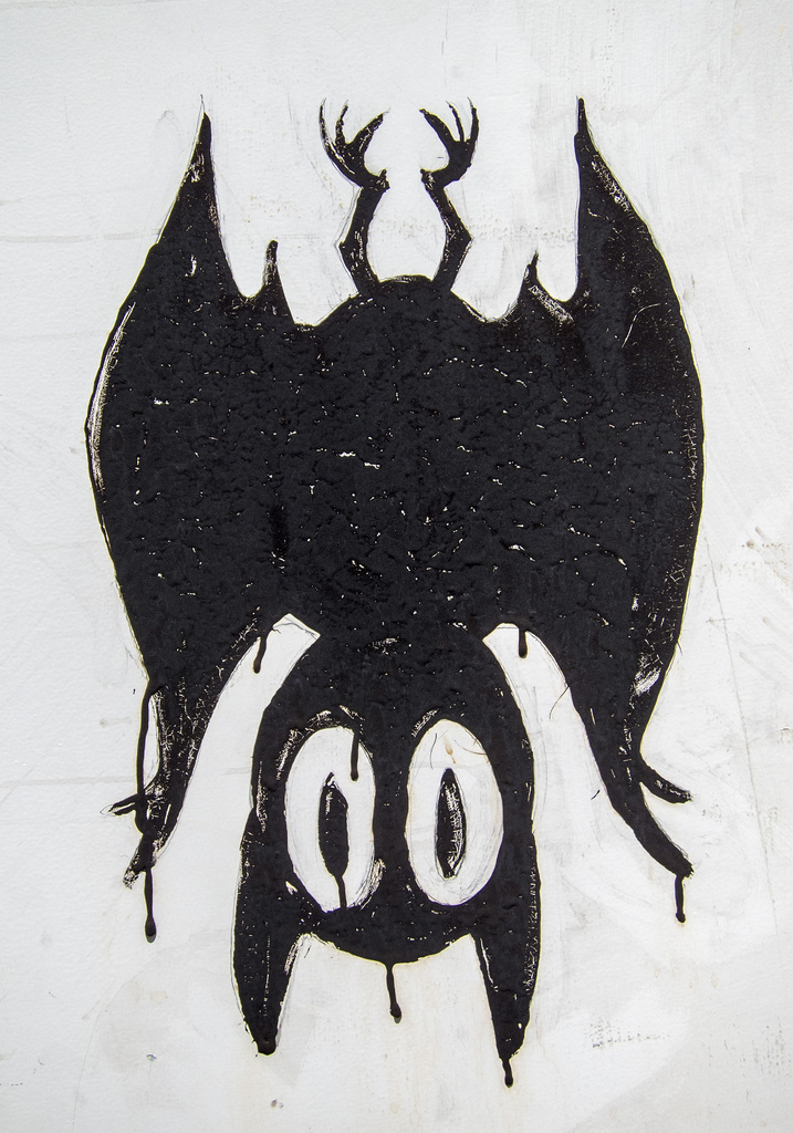 Bat Street Art in Austin